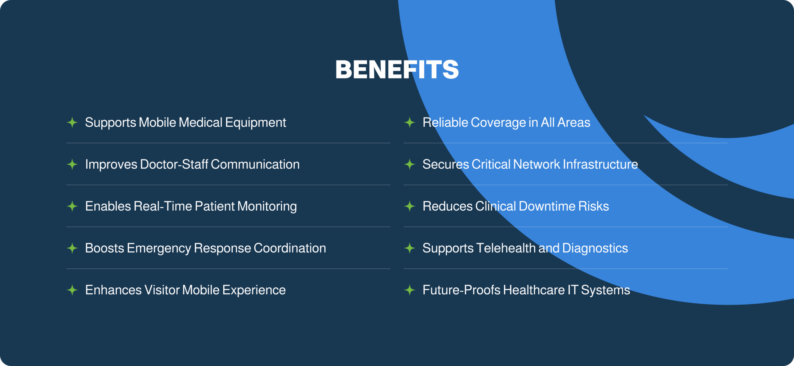 HALO Industry – Healthcare – Benefits